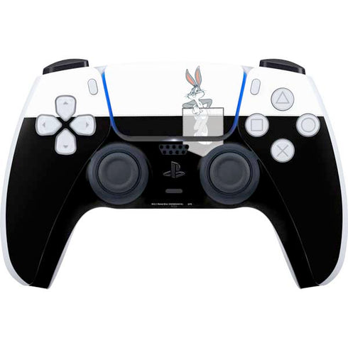 Looney Tunes Bugs Bunny Black White PlayStation PS5 Skins