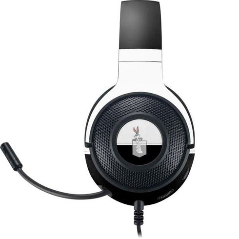 Looney Tunes Bugs Bunny Black White Razer Kraken X Skin
