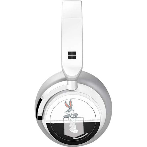 Looney Tunes Bugs Bunny Black White Surface Headphones Skin