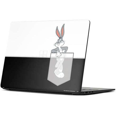 Looney Tunes Bugs Bunny Black White Surface Laptop 7 13.8in Skin