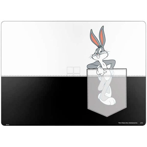 Looney Tunes Bugs Bunny Black White Surface Laptop 7 13.8in Skin