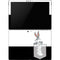 Looney Tunes Bugs Bunny Black White Surface Pro 6 Skin