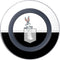 Looney Tunes Bugs Bunny Black White Wireless Charger Skin