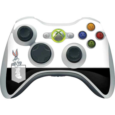 Looney Tunes Bugs Bunny Black White Xbox 360 Wireless Controller Skin