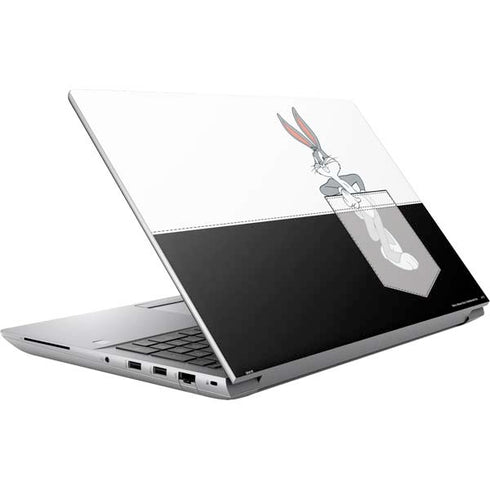 Looney Tunes Bugs Bunny Black White HP ZBook Fury 16 G10 Skin