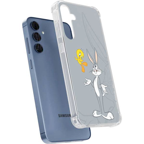 Looney Tunes Bugs Bunny Double Galaxy A55 5G Clear Case