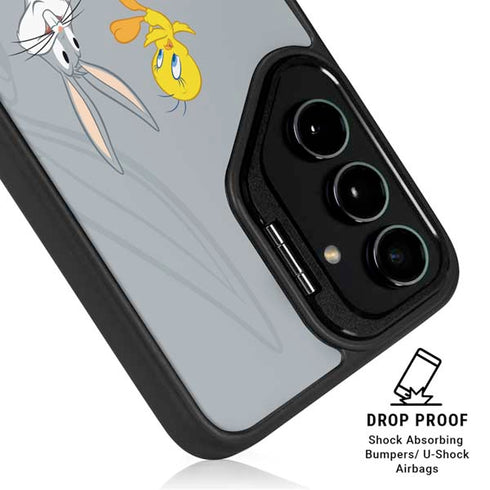 Looney Tunes Bugs Bunny Double Galaxy S25 Kickstand Case