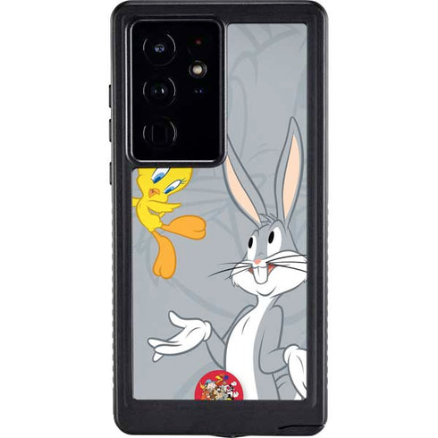 Looney Tunes Bugs Bunny Double Galaxy S24 Ultra Waterproof Case