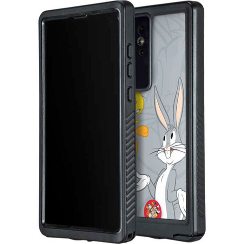 Looney Tunes Bugs Bunny Double Galaxy S24 Ultra Waterproof Case