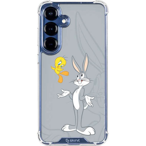 Looney Tunes Bugs Bunny Double Galaxy S25 Plus Clear Case