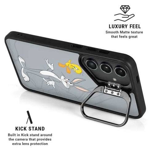 Looney Tunes Bugs Bunny Double Galaxy S26 Plus Kickstand Case