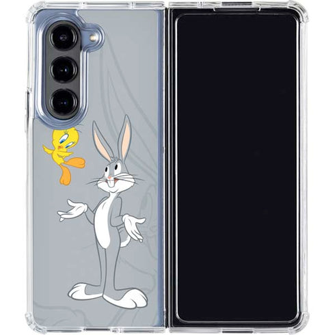 Looney Tunes Bugs Bunny Double Galaxy Z Fold5 5G Clear Case