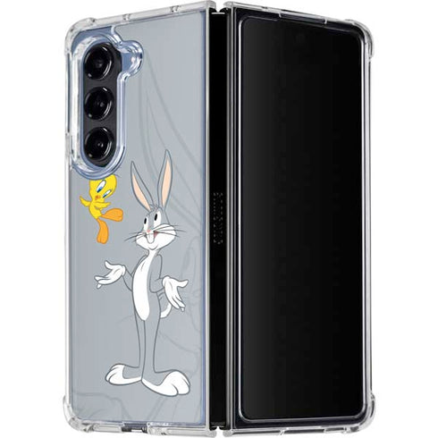 Looney Tunes Bugs Bunny Double Galaxy Z Fold5 5G Clear Case