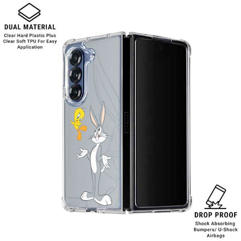 Looney Tunes Bugs Bunny Double Galaxy Z Fold6 Clear Case