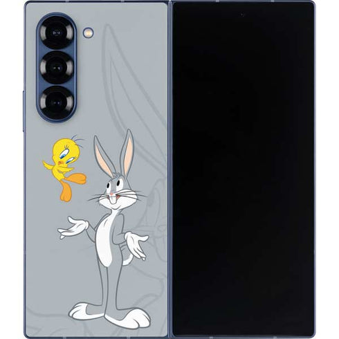 Looney Tunes Bugs Bunny Double Galaxy Z Fold6 Skin