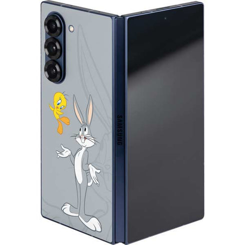 Looney Tunes Bugs Bunny Double Galaxy Z Fold6 Skin