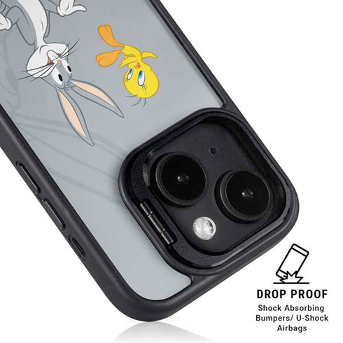 Looney Tunes Bugs Bunny Double iPhone 14 Plus Kickstand Case