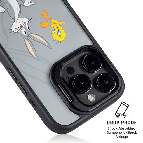 Looney Tunes Bugs Bunny Double iPhone 14 Pro Max Kickstand Case