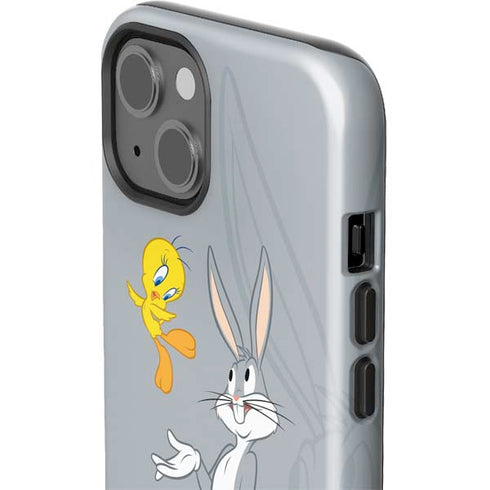 Looney Tunes Bugs Bunny Double iPhone 15 Impact Case