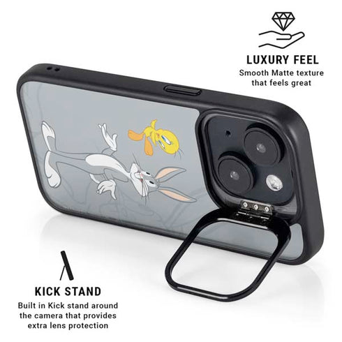 Looney Tunes Bugs Bunny Double iPhone 15 Kickstand Case