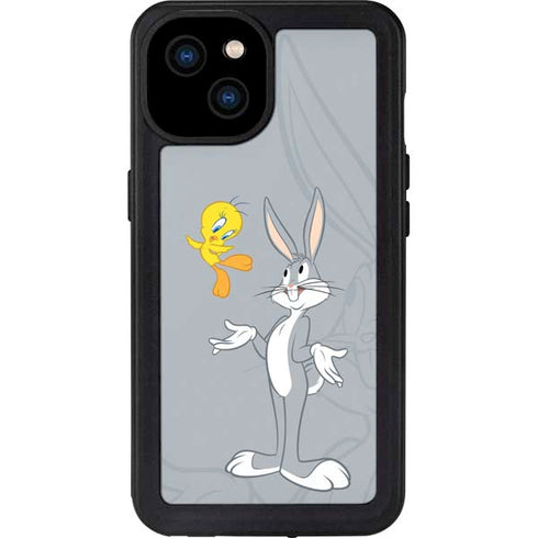 Looney Tunes Bugs Bunny Double iPhone 15 Plus Waterproof Case