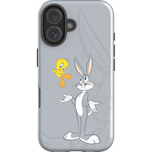 Looney Tunes Bugs Bunny Double iPhone 16 Plus Impact Case