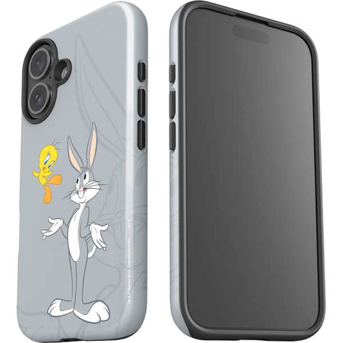 Looney Tunes Bugs Bunny Double iPhone 16 Plus Impact Case