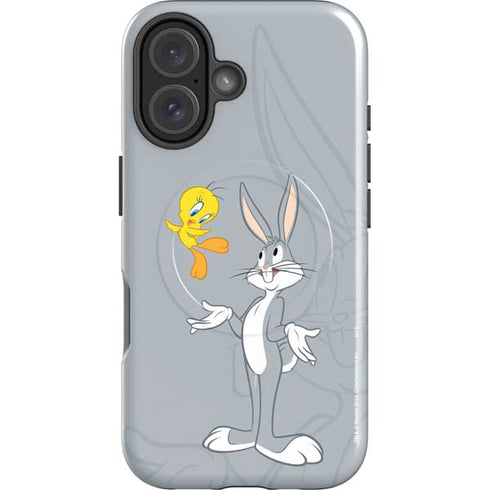 Looney Tunes Bugs Bunny Double iPhone 16 Plus Magsafe Impact Case