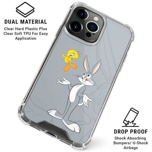 Looney Tunes Bugs Bunny Double iPhone 16 Pro Clear Case