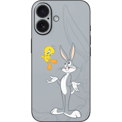 Looney Tunes Bugs Bunny Double iPhone 16 Skin
