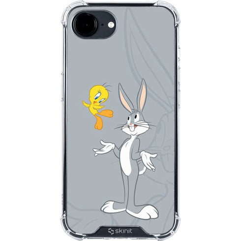 Looney Tunes Bugs Bunny Double iPhone 16e Clear Case