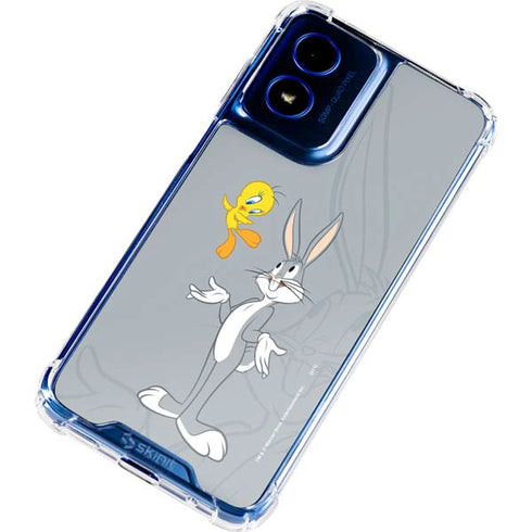 Looney Tunes Bugs Bunny Double Moto G 5G (2024) Clear Case
