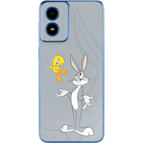 Looney Tunes Bugs Bunny Double Moto G Play 4G (2024) Skin