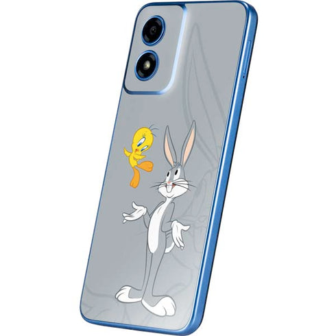 Looney Tunes Bugs Bunny Double Moto G Play 4G (2024) Skin