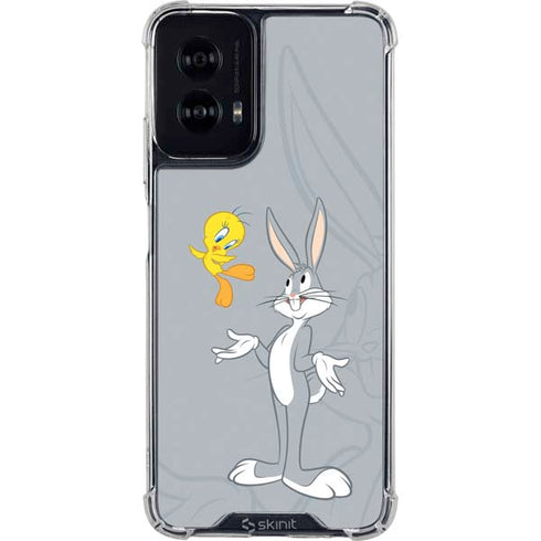 Looney Tunes Bugs Bunny Double Moto G Power 5G (2024) Clear Case
