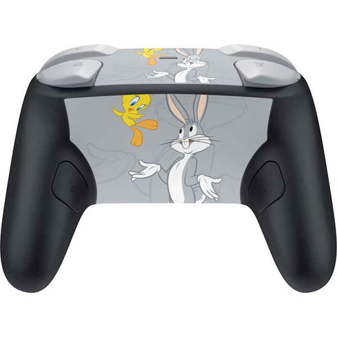 Looney Tunes Bugs Bunny Double Nintendo Switch 2 (2025) Pro Controller Skin
