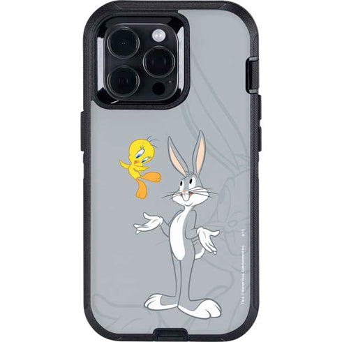 Looney Tunes Bugs Bunny Double Otterbox Defender iPhone Skin
