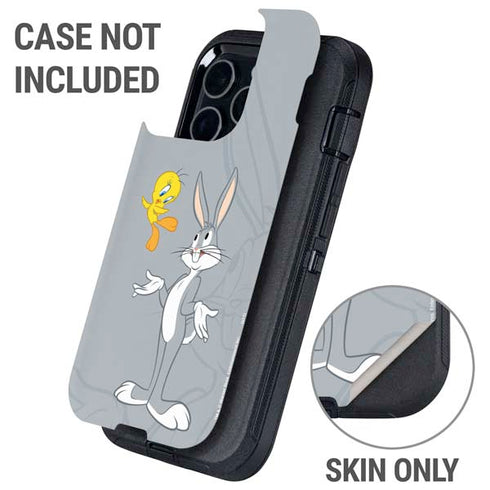 Looney Tunes Bugs Bunny Double Otterbox Defender iPhone Skin