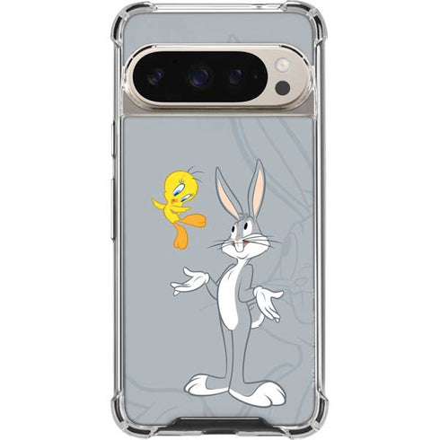 Looney Tunes Bugs Bunny Double Pixel 9/9 Pro Clear Case