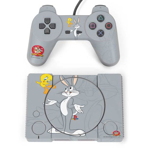 Looney Tunes Bugs Bunny Double PlayStation Classic Bundle Skin