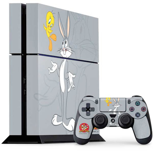 Looney Tunes Bugs Bunny Double PS4 Console and Controller Bundle Skin