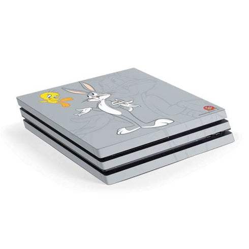 Looney Tunes Bugs Bunny Double PS4 Pro Console Skin