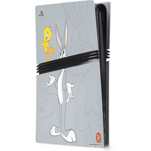 Looney Tunes Bugs Bunny Double PS5 Pro Console Skin