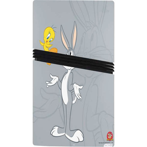 Looney Tunes Bugs Bunny Double PS5 Pro Console Skin