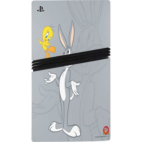 Looney Tunes Bugs Bunny Double PS5 Pro Disk Bundle Skin