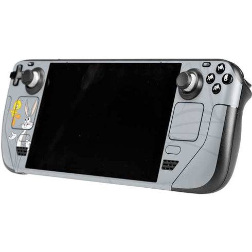 Looney Tunes Bugs Bunny Double Steam Deck Handheld Gaming Computer Skin