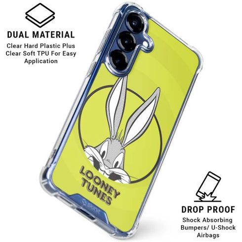Looney Tunes Bugs Bunny Full Galaxy S25 Clear Case