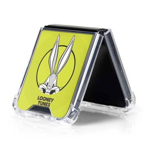 Looney Tunes Bugs Bunny Full Galaxy Z Flip5 5G Clear Case