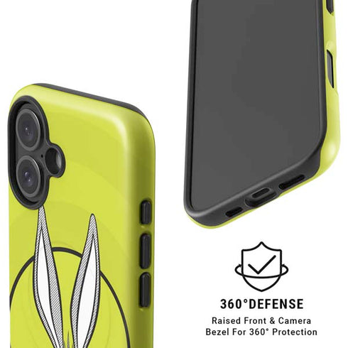 Looney Tunes Bugs Bunny Full iPhone 16 Magsafe Impact Case