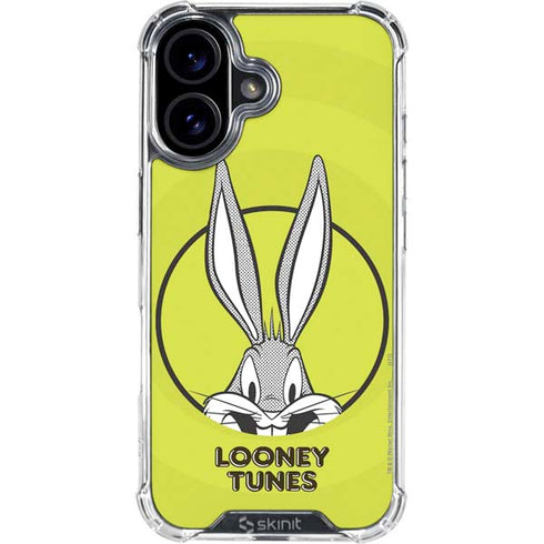 Looney Tunes Bugs Bunny Full iPhone 16 Plus Clear Case
